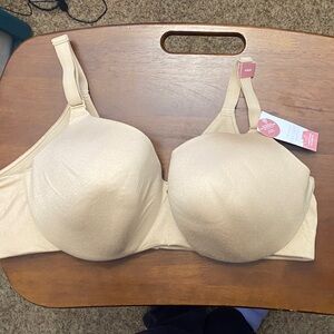 Cacique Cream Full-Coverage Bra, 42DD